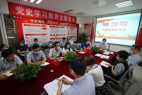 黨總支召開“學黨史、悟思想、辦實事、開新局” 專題組織生活會